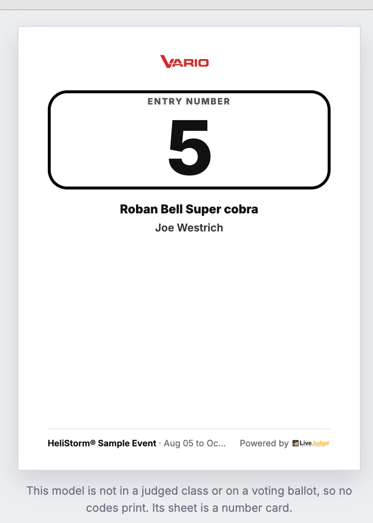A scan sheet with no codes